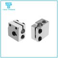 1pcs Volcano hot end eruption heater block heating block 1.75 3mm Filament V5 V6 Extruder J-head Aluminium Heater block. 