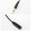 HA 3m 10ft 3.5mm Unisex For Headphone Stereo Audio Extension Cable For Phone MP3-black.