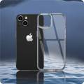 Iphone 14 Plus Flexible Clear Transparent Soft TPU Back Case Cover. 