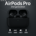 AirPods Pro 2nd Gen, ANC Noise Cancelling TWS Earbuds 2nd Gen – Bluetooth 5.3, Spatial Sound, ENC Mic for Clear Calls, Low Latency Gaming, Hi-Fi Bass, 30H Playtime with Magnetic Type-C Charging Case, IPX4 Sweatproof, Touch Control, iOS & Android.