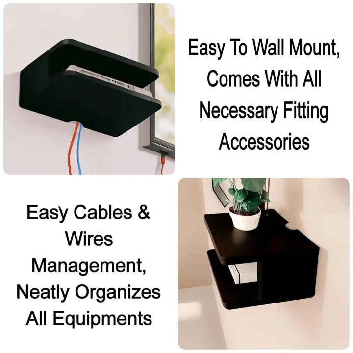 WiFi%20Router%20Rack%20Wall%20Shelf%20for%20Living%20Room%20Stylish%20Hanging%20Rack%20Organizer%20Shelf,%20Set%20Top%20Box%20Stand%20TV%20Stand%20%20your%20Home%20Office%20Use%20Furniture%20(Black%20&%20White-6/10/8)%20-%20Image%204