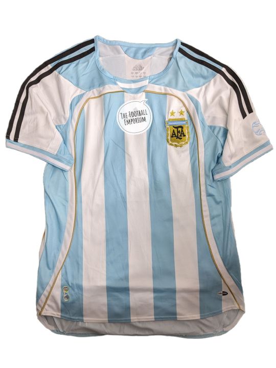 Argentina%20World%20Cup%202006%20%20Authentic%20Retro%20Edition%20Half%20Sleeve%20Football%20Jersey%20-%20Image%202