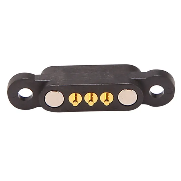 6%20Pairs%20Spring%20Loaded%20Magnetic%20Pogo%20Pin%20Connector%203%20Positions%20Magnets%20Pitch%202.3MM%203P%20Through%20Holes%20Male%20Female%20Probe%20-%20Image%203