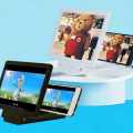 3D Mobile Phone Screen Amplifier Foldable Glass, Phone Holder, Movie/Video Magnifier for Smartphone Enlarged Screen. 