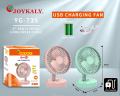 JOYKALY YG-735 rechargeable fan ac/dc 2400mAh Mini Fan charger fan. 