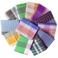 LUNGI FOR MEN - 2 PCS BUNDLE PACKAGE - MULTI COLOR CHECK DESIGN LUNGI - COTTON & POLYESTER YARN MIXED FABRIC LUNGI - STITCHED LUNGI (5 HAND). 