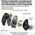 Cca Pla13 Metal Wired Headphone In Ear Monitor Earbuds Earphone Hifi Music Bass Best Sport Orthodynamic Headset With Microphone.