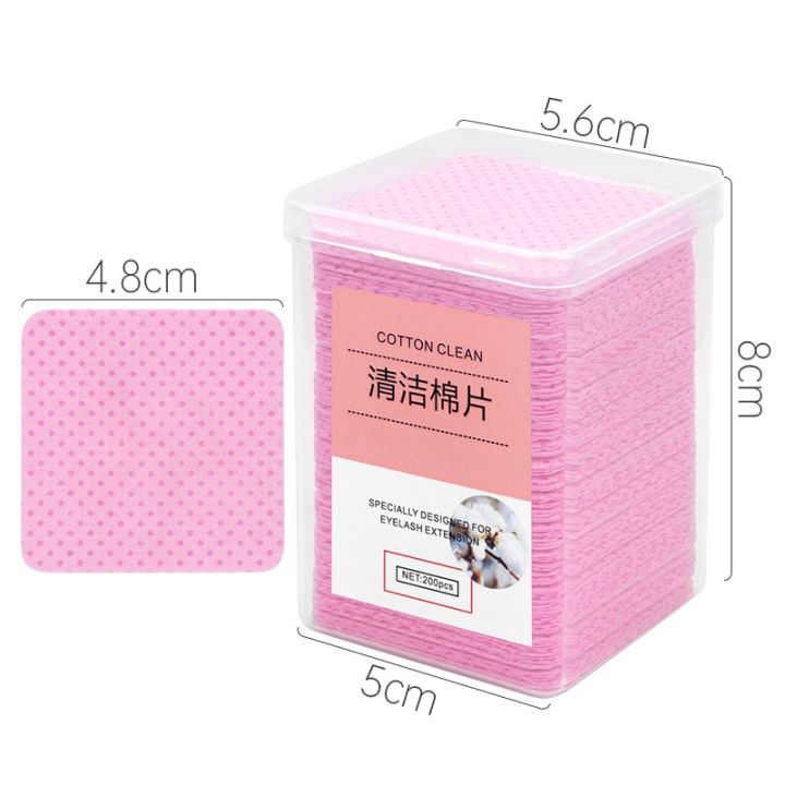 200Pcs%20Lint-Free%20Paper%20Cotton%20Wipes%20Eyelash%20Extension%20Glue%20Remover%20Pads%20Lashes%20Grafting%20Cleaning%20Glue%20Mouth%20Wipe%20Makeup%20Tool%20-%20Image%206
