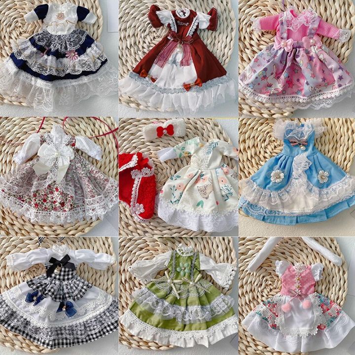 1/6 BJD 30cm Dolls Fashion Doll Clothes Fat Body Princess High Quality Dress Fashion Accessor Dress Up Doll Gift DIY Clothes