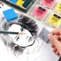 Solid Color Plasticity Rubber Eraser Soft Sketch Wipe Highlight Kneaded Erasers School Art Painting Supplies Student Stationery. 
