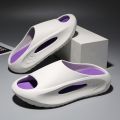 Summer Slippers Men's Casual Basketball Slip-on Platform Sports Sandals Outdoor Beach Flip-Flops Men's Shoes.
