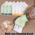 Multi-use Dead Angle Crevice Cleaning Brush - Can Be Connected To Water Bottle - Dry-wet Dual-use Brush - Sliding Door Track Brush - Window Groove Cleaning Brush - Home Clean Tool. 
