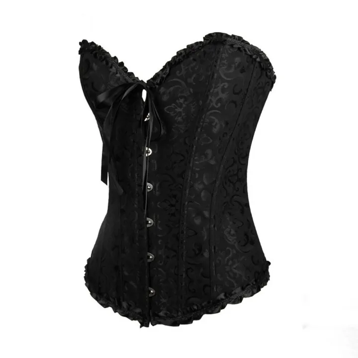 Women%20Lace%20Up%20Corset%20Boned%20Waist%20Zip%20Floral%20Women%20Tops%20Brocade%20Overbust%20Corset%20Female%20Slimming%20Clothing%20Shapewear%20Corset%20-%20Image%205