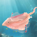 GC Remote Control Boat For Kids 2.4GHz RC Devil Fish 4CH Ocean Toys With Water Sensor Switch Christmas Gifts For Boys Girls.