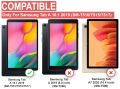 Samsung Galaxy Tab A 2019 Display 10.1 inches SM-T510/T515 Ultra Clear 2.5 Arc Edge Full Covering Premium Tempered Glass Screen Protector for Samsung Galaxy Tab A 2019 SM-T510/T515.