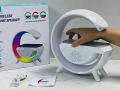 LED Wireless Charging Table Lamp Bluetooth Speaker Intelligent Atmosphere RGB Light Bluetooth Speaker With Wireless Charging BT2301 Wireless Charger Speaker. 