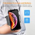 Running Wristband Phone Holder 360°Rotation Detachable Sports Armband with Key Holder for iPhone Samsung Xiaomi Huawei Phone. 