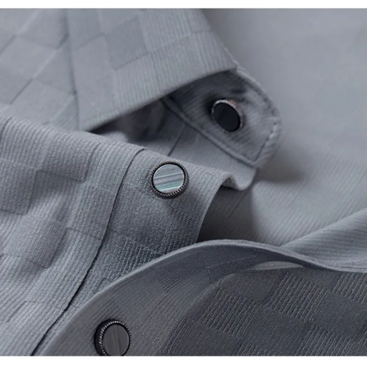 MLSHP%20Summer%20Men's%20Polo%20Shirts%20Luxury%20Short%20Sleeve%20Solid%20Color%20Man%20T-shirts%20High%20Quality%20Business%20Casual%20Slim%20Man%20Tees%203XL%20-%20Image%206