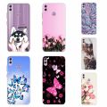 Flower Painted Cover For Honor 8X Case Honor 8 X JSN-L11 Soft Silicone Cute Back Cover Honor8x JSN-L21 Phone Case Coque Bumper.