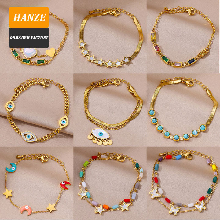 Fashion%20selling%20women%2018K%20gold%20stainless%20steel%20jewelry,%20heart-shaped%20titanium%20steel%20bracelet%20-%20Image%204