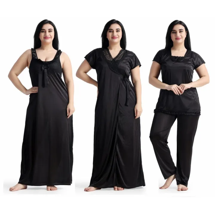 Women%204%20Part%20Comfortable%20Long%20Solid%20Night%20Dress%20for%20Comfortable%20Nighty%20Set%20-Maxi%20-%20Image%203