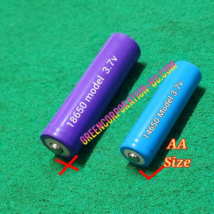 New AA High-Capacity 3.7V Rechargeable Li-ion Battery LC14500 1200mAh ...