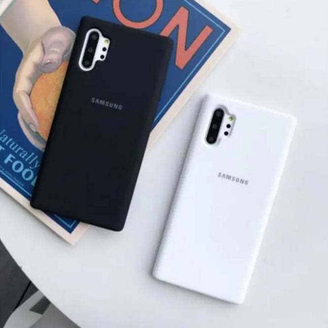 For Samsung Galaxy Note 10 Plus 5G Back Cover Soft Silicone Camera Protective Phone Case