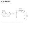 KINGSEVEN Brand Polarized Sunglasses Square Retro TR90 Women Men Carbon Fiber Pattern Design Outdoor Sports Eyewear UV400. 
