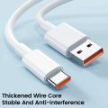 67W Original Fast USB Charger for Xiaomi 14 13 12 11 Ultra Redmi K70 K60 Note 13 12T 9 Pro Turbo Charge 6A Type C Charging Cable. 