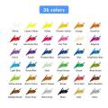 36-Color Marco Profesional Oil Soft Core Premier Assorted Colored Pencils Scholar Homework Wooden Sharpened Drawing Writing Sketching Painting Watercolor Art Pencils Great Gift. 