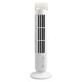 Vertical Air Conditioning Fan Bladeless Electric Tower Fan with Light USB Plug-in Or Battery Powered 2-speed for Home Office. 