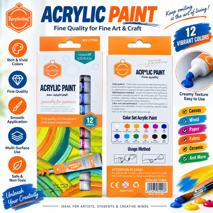 Keep%20Smiling%20Acrylic%20Color%20Set%2012%20Colors%20%C3%97%206ml%20for%20Painting%20&%20Artwork%20-%20Image%204
