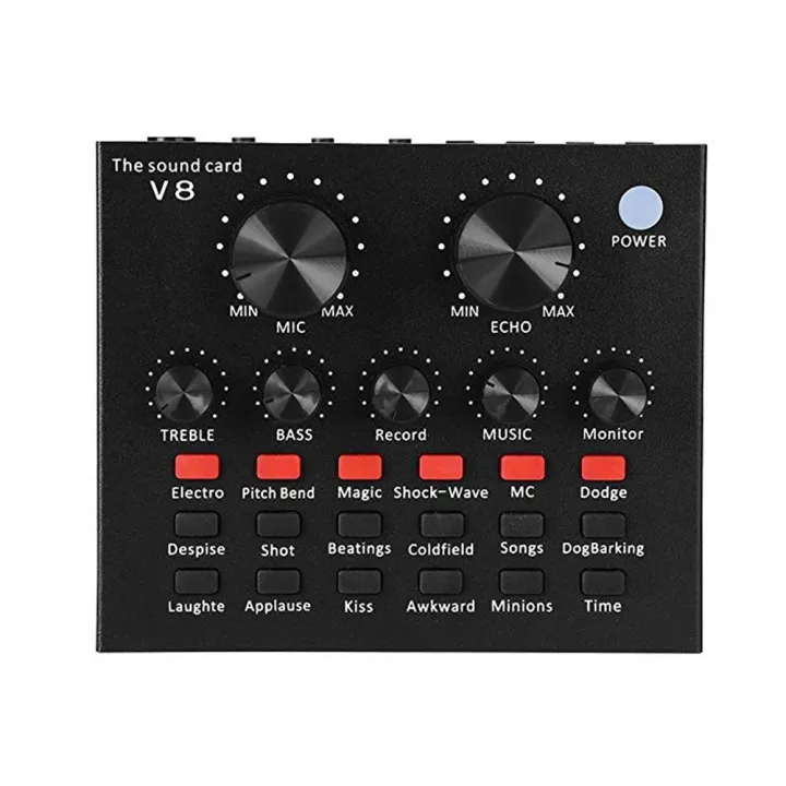 V8%20Multifunctional%20Live%20Sound%20Card%20USB%20Audio%20Interface%20Intelligent%20Volume%20Adjustable%20Audio%20Mixer%20Sound%20Card%20for%20Recording%20Hosting%20Speech%20-%20Image%206