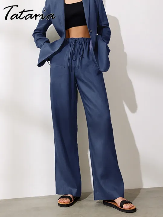 Women%20Cotton%20Linen%20Pants%20White%20Mid%20Waisted%20Loose%20Wide%20Leg%20Pant%20Summer%20Baggy%204XL%205XL%20Thin%20Soft%20for%20Girls%20Pants%20Female%20Trousers%20-%20Image%205