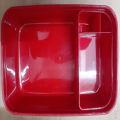 Tiffin Lunch Box Separated - Red Color - Carry Meals In Style With A Red Tiffin Lunch Box.