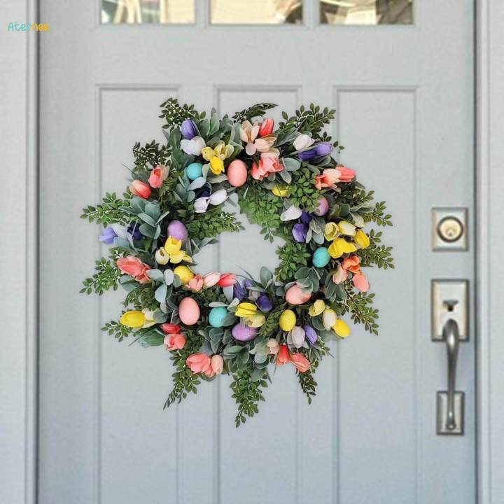 Easter%20Egg%20Flower%20Wreath%20Easter%20Door%20Wreath%20for%20Front%20Door%20Home%20Patio%20Porch%20-%20Image%204