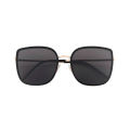 Korean version square frame women, round face for slimming and big face, fashionable outdoor internet celebrity, same style sunglasses.