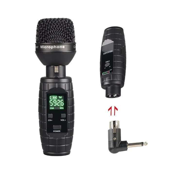 Mini%20System%20UHF%20XLR%20System%20Wired%20to%20Wireless%20Microphone%20Transmitter%20Microphone%20Adapter%20-%20Image%205