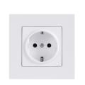 86 Type Wall crystal glass panel power socket plug 16a European standard power socket 86mm * 86mm. 