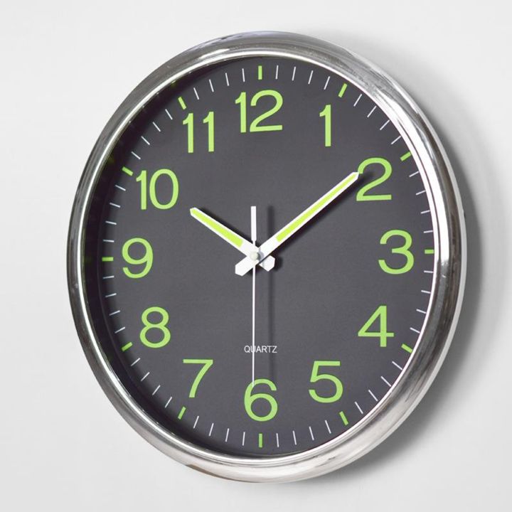 12''%20Modern%20Luminous%20Large%20Quartz%20Wall%20Clock%20Glow%20In%20The%20Dark%20Bedroom%20Office%20-%20Image%204