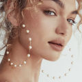 Beautiful earring circle pearl style earring for women. 