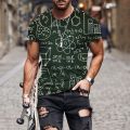 Funny Printing T-Shirt Math Formula 3D Printed Streetwear Men Women Fashion O-Neck Short Sleeve T Shirt Digital Tees Tops Unisex. 