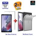 Samsung Galaxy Tab A7 Lite SM -T225/220 TPU Back Back Cover Black Color + Tempered Glass Protector for Samsung Galaxy Tab A7 Lite (2in1 Combo).
