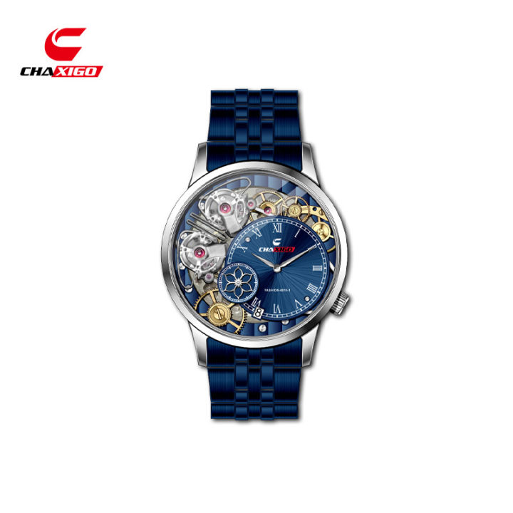 CHAXIGO%20New%20Fashion%20Luminous%20Versatile%20Alloy%20Steel%20Band%20Quartz%20Watch%20Trendy%20Versatile%20Business%20Men's%20Watch%20-%20Image%207