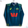 Australia Full Sleeve Collar Polo Cricket Jersey For Man - Long Sleeve Polo - Australia Cricket Jersey 2026. 