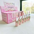Transparent Lipstick Jelly Flower Moisturizing Lipstick Color Changing Lip Balm Lip Care Lipstick -6Pcs set. 