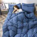 Cream Style Solid Pink Bedding Set Twin Full Queen King Size Bed Linen Girls Adults 180x220cm Bed Flat Sheet Pillowcase Kawaii. 