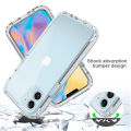 For iPhone 12 Pro Max - KST Design Premium Quality Shock Proof Transparent Back Case Cover.