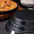 Round Pizza Plate Pan Deep Dish Tray Carbon Steel Non-stick Mold Baking Mold. 