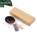 BOOMSLIFE Boar Bristle Hair Brush Women Combs for Hair Wood HairBrush Detangle Straightener Brush Hair Comb Barber Accessories. 